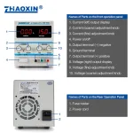 Linear DC adjustable power supply RXN Series Mode: RXN-1503D