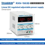 Linear DC adjustable power supply RXN Series Mode: RXN-1503D