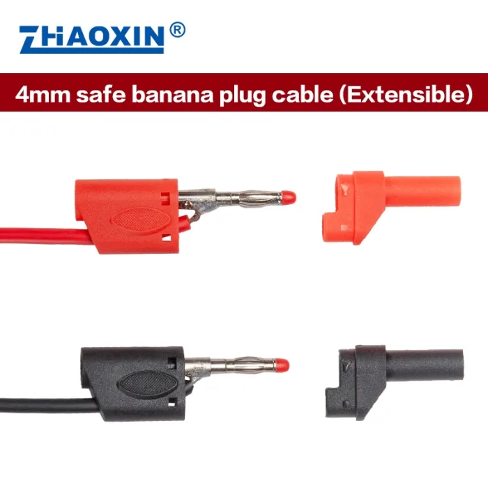 4mm safe banana plug cable (Extensible) 243-15RD