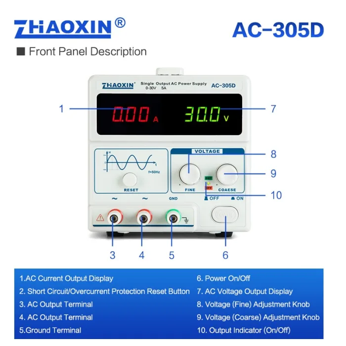 AC/DC Adjustable Power Supply Mode:AC-305D