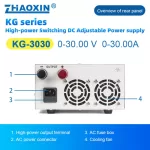 Switch type DC adjustable power supply KG Series Model: KG-3030
