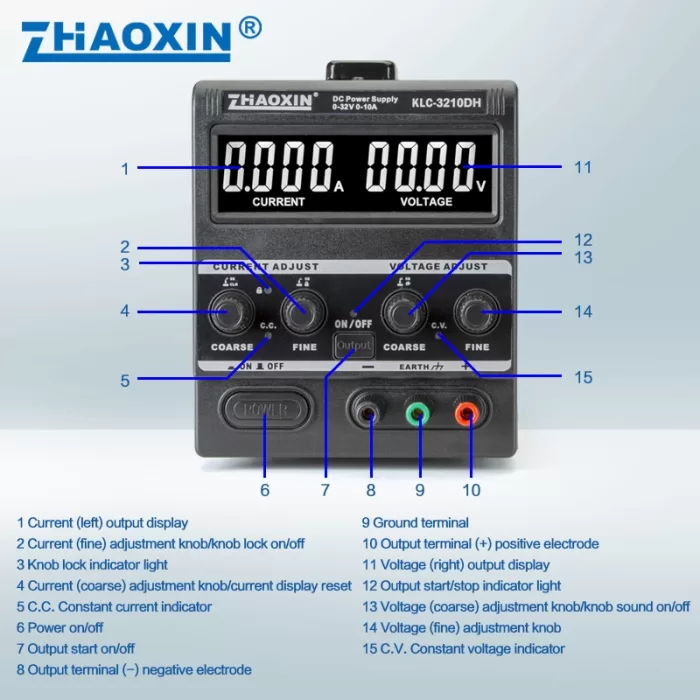 KLC Series Switch-type DC adjustable power supply KLC-3210DH