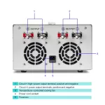 Multiple Output Switch type DC adjustable power supply Model: KMD-1520D-II