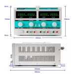 Multiple Output Switch type DC adjustable power supply Model: KMD-1520D-II