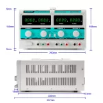 Multiple Output Switch type DC adjustable power supply Model: KMD-20005D-II