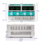 Multiple Output Switch type DC adjustable power supply Model: KMD-6210D-II