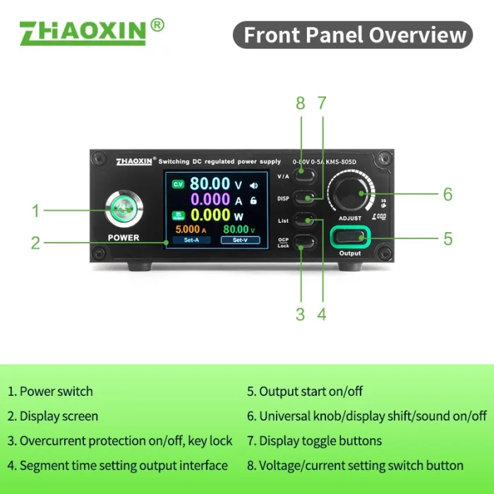 KMS Series Small Portable Power Supply Switching DC Power supply KMS-805D