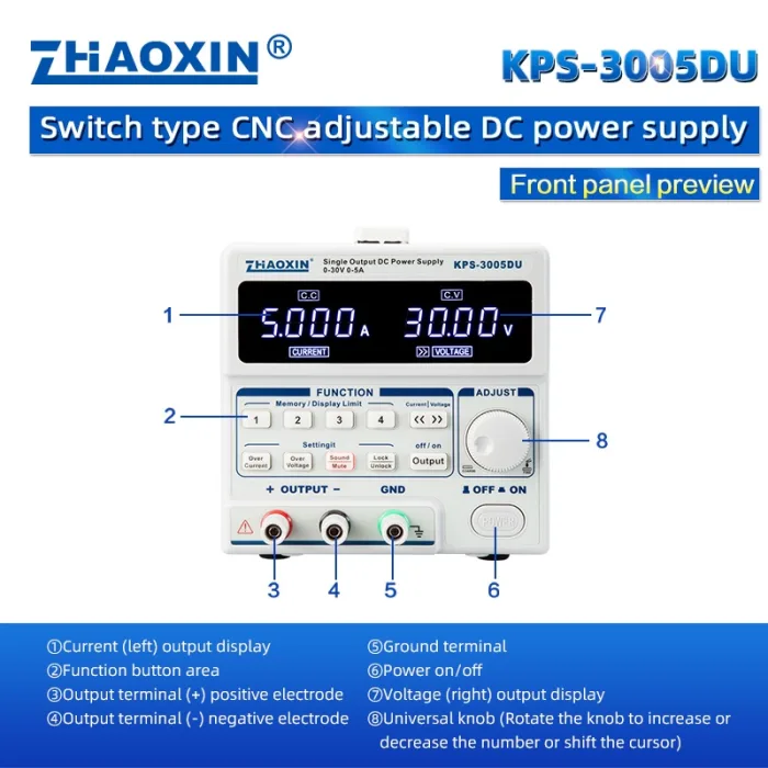 KPS Series Small Portable Power Supply Switching DC Power supply KPS-3005DU