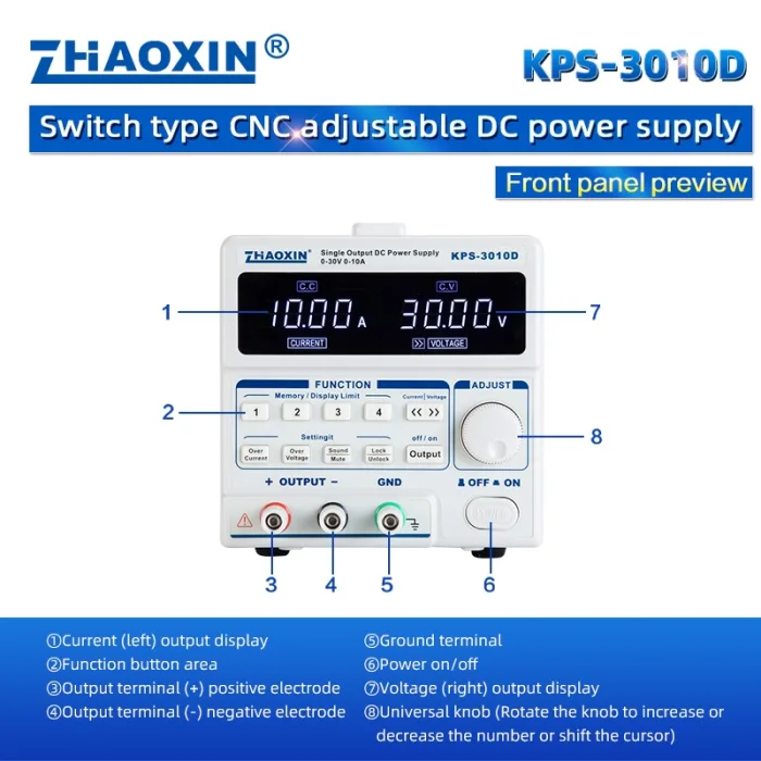 KPS Series Small Portable Power Supply Switching DC Power supply KPS-3010D