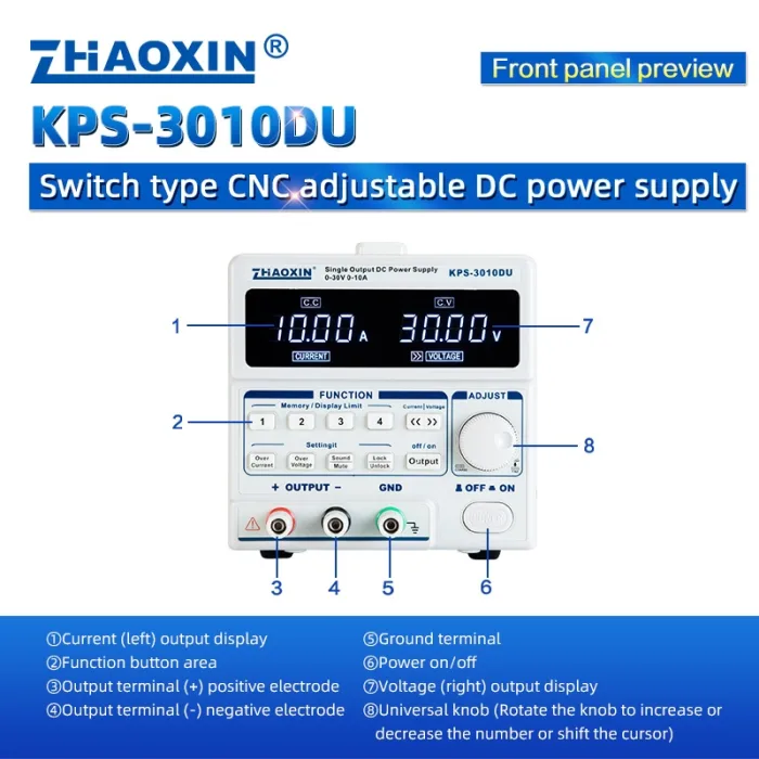 KPS Series Small Portable Power Supply Switching DC Power supply KPS-3010DU