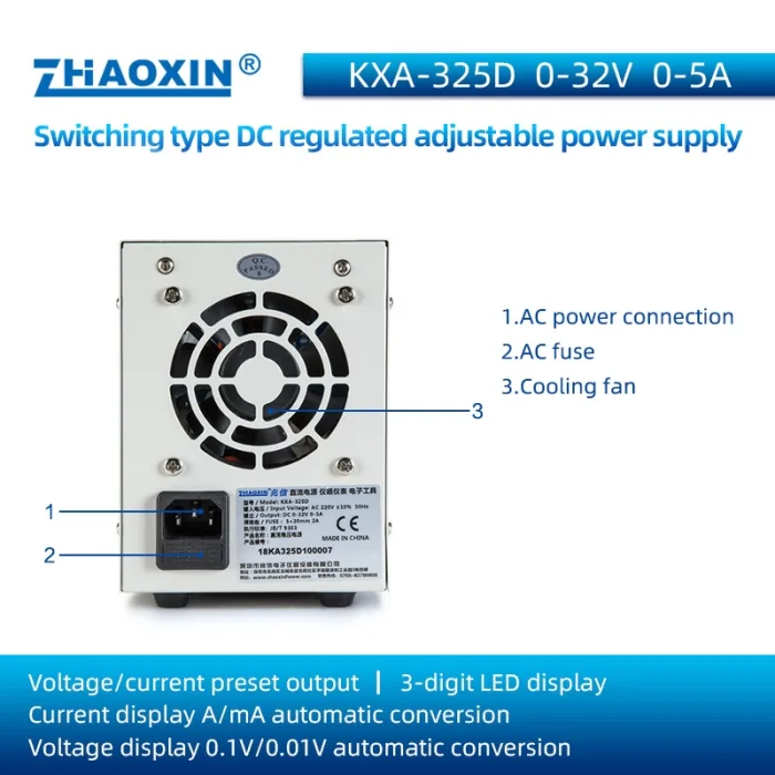KXA Series CNC Switching DC constant power supply KXA-325D
