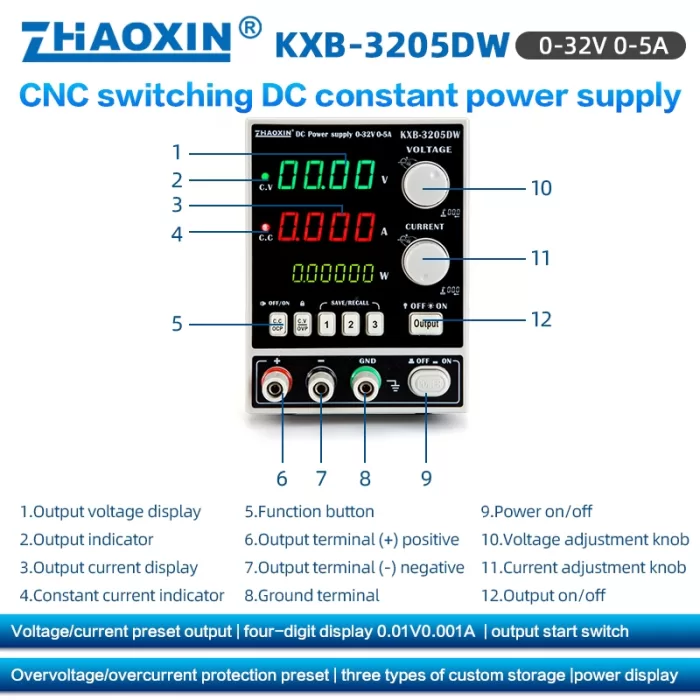 KXB Series CNC Switching DC constant power supply KXB-3205DW