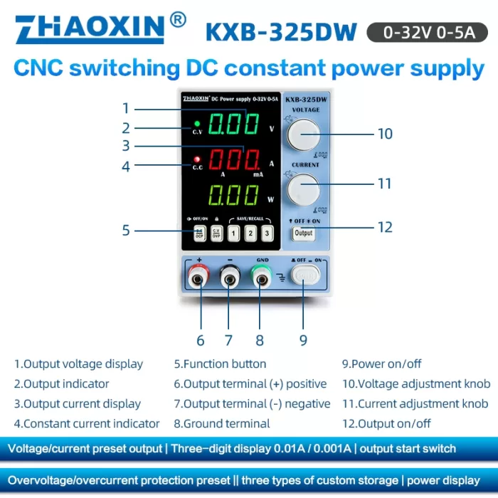 KXB Series CNC Switching DC constant power supply KXB-325DW