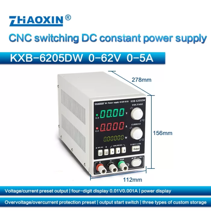 KXB Series CNC Switching DC constant power supply KXB-6205DW