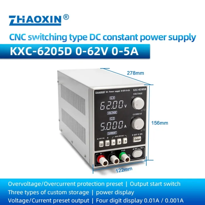 KXC Series CNC Switching DC constant power supply KXC-6205D