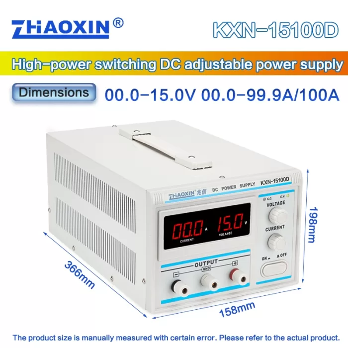 Switch type DC adjustable power supply KXN series  Model: KXN-15100D