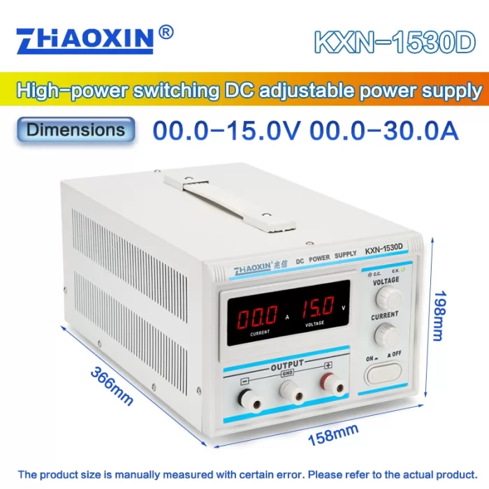Switch type DC adjustable power supply KXN series  Model: KXN-1530D