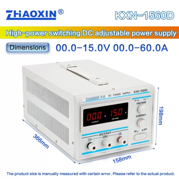 Switch type DC adjustable power supply KXN series  Model: KXN-1560D