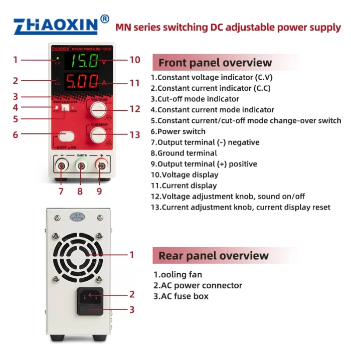 MN Series CNC Switching DC constant power supply MN-1505D