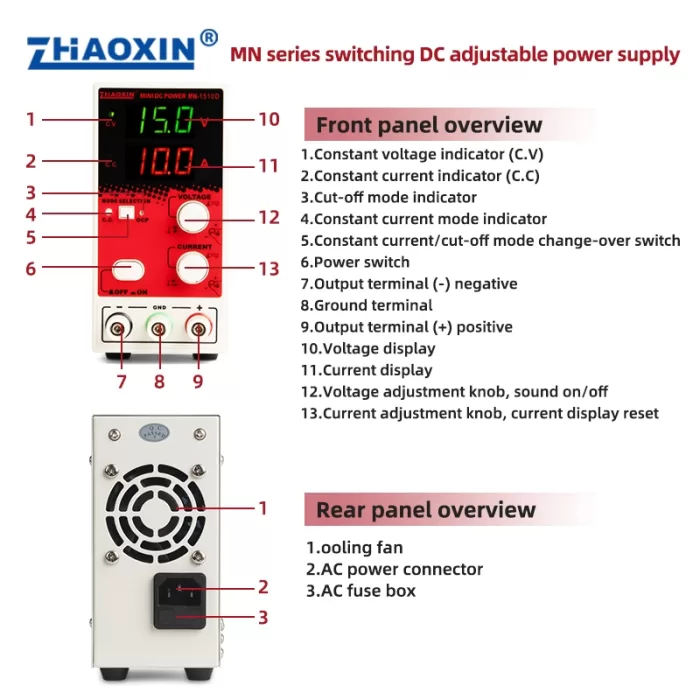 MN Series CNC Switching DC constant power supply MN-1510D