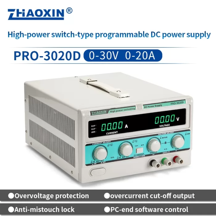 High-power switch-type programmable DC power supply Model:PRO-3020D