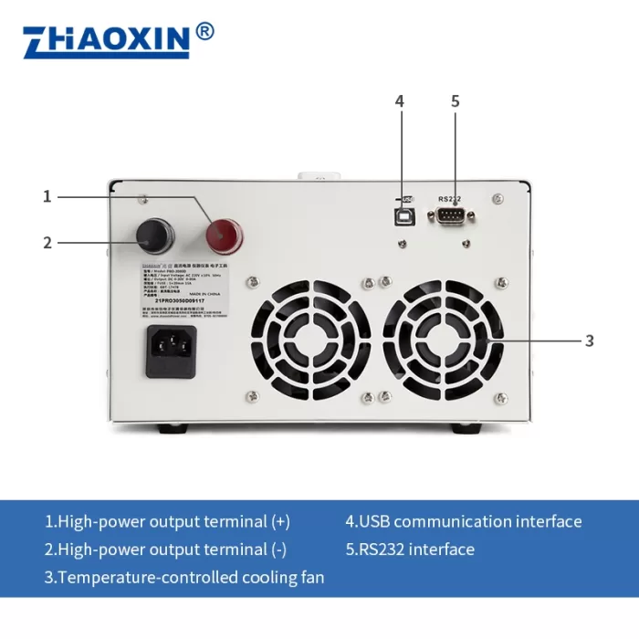 High-power switch-type programmable DC power supply Model:PRO-3080D
