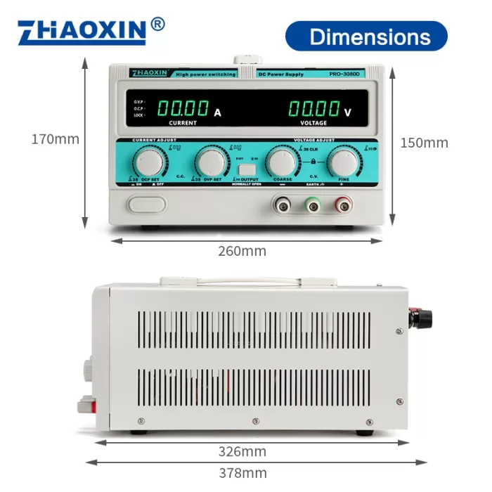 High-power switch-type programmable DC power supply Model:PRO-3080D