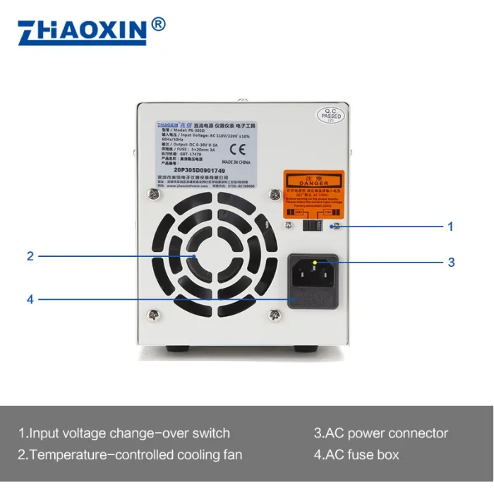 Linear DC adjustable power supply PS Series Mode: PS-305D