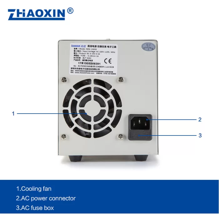 Linear DC adjustable power supply RXN Series Mode: RXN-1505D
