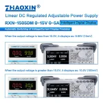 Linear DC adjustable power supply RXN Series Mode: RXN-1505DM
