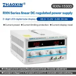 Linear DC adjustable power supply RXN Series Mode: RXN-1530D