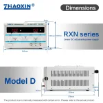 Linear DC adjustable power supply RXN Series Mode: RXN-1530D