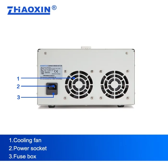 Multiple Output Linear DC adjustable power supply Model: RXN-302D-II