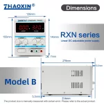 Linear DC adjustable power supply RXN Series Mode: RXN-602D