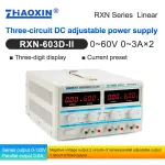 Multiple Output Linear DC adjustable power supply Model: RXN-603D-II