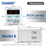 Linear DC adjustable power supply RXN Series Mode: RXN-603D