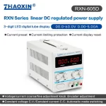 Linear DC adjustable power supply RXN Series Mode: RXN-605D