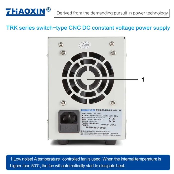 TRK Series CNC Switching DC constant power supply TRK-486D