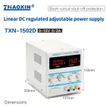 Linear DC adjustable power supply Mode: TXN-1502D