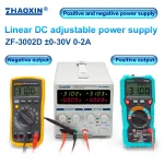 Linear DC adjustable power supply ZF Series Positive and negative power supply Mode: ZF-3002D