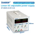 Linear DC adjustable power supply ZF Series Positive and negative power supply Mode: ZF-3002D