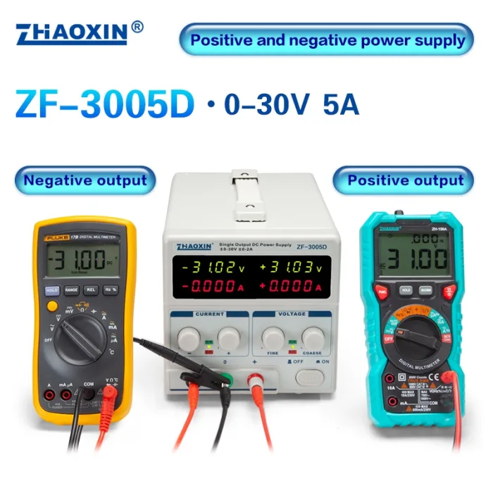 Linear DC adjustable power supply ZF Series Positive and negative power supply Mode: ZF-3005D
