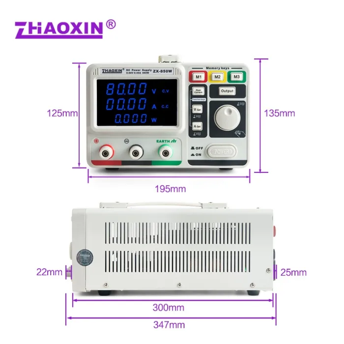 ZX Series Programmable Switching Mode Constant Power DC Power Supply ZX-850W