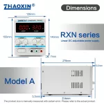 Linear DC adjustable power supply RXN Series Mode: RXN-303D